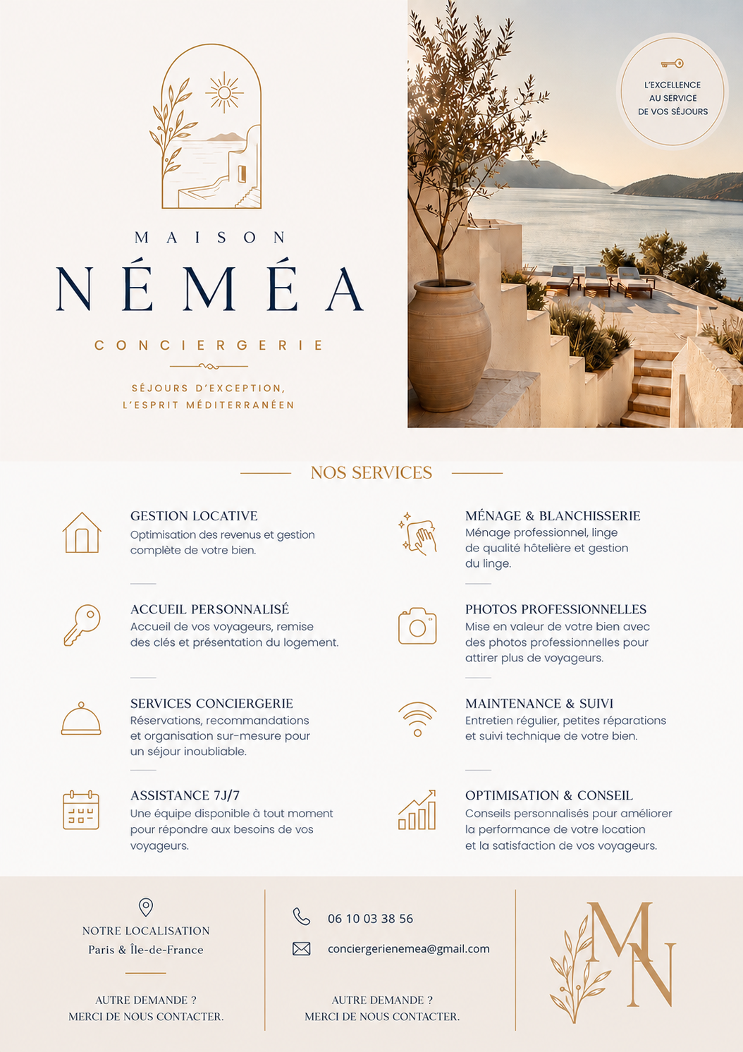 Flyer Maison Néméa Conciergerie